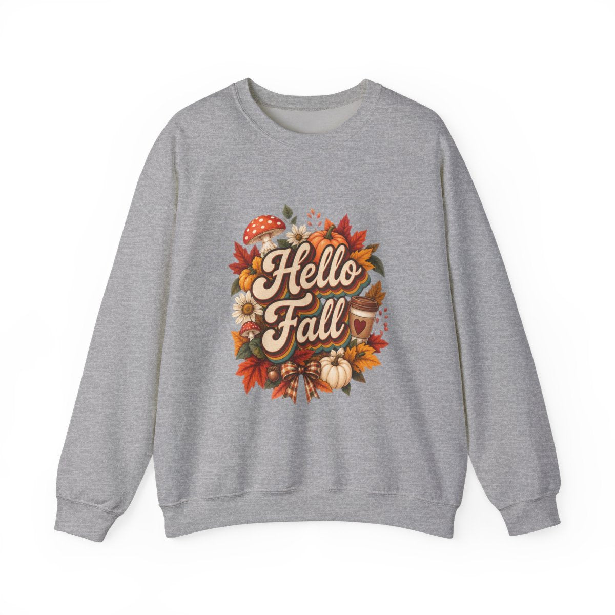 HELLO FALL Unisex Heavy Blend™ Crewneck Sweatshirt