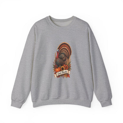 GIVE THANKS Unisex Heavy Blend™ Crewneck Sweatshirt