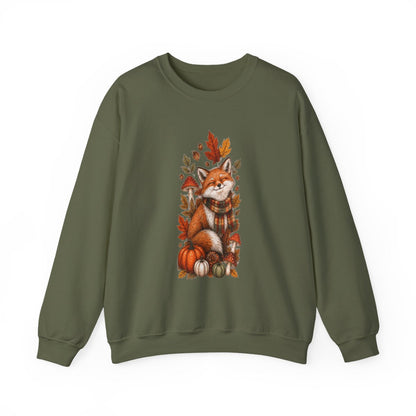 FALL FOX Unisex Heavy Blend™ Crewneck Sweatshirt