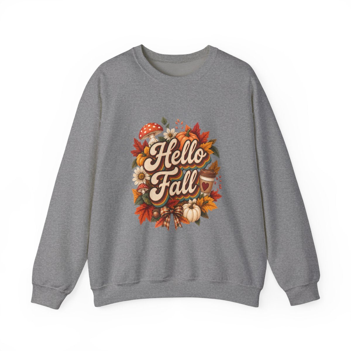 HELLO FALL Unisex Heavy Blend™ Crewneck Sweatshirt
