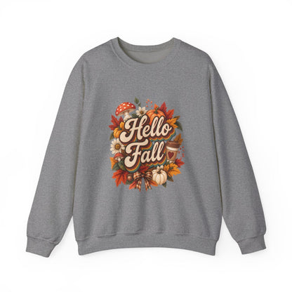 HELLO FALL Unisex Heavy Blend™ Crewneck Sweatshirt