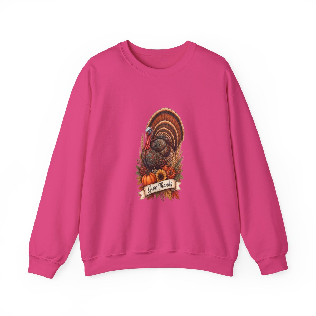 GIVE THANKS Unisex Heavy Blend™ Crewneck Sweatshirt
