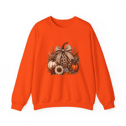 LEOPARD PUMPKIN Unisex Heavy Blend™ Crewneck Sweatshirt