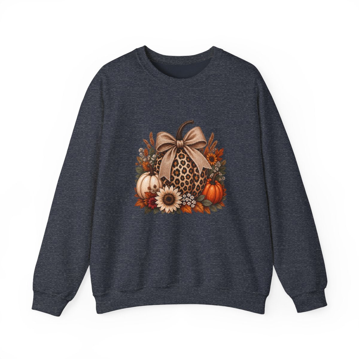 LEOPARD PUMPKIN Unisex Heavy Blend™ Crewneck Sweatshirt