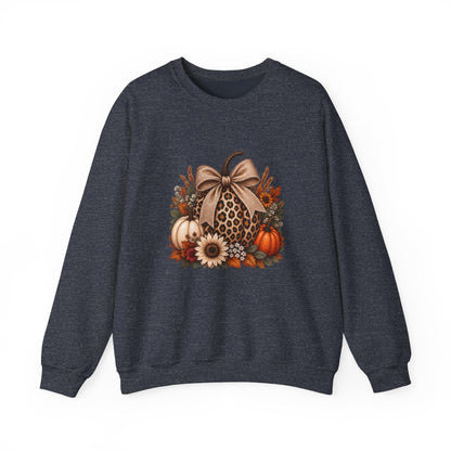LEOPARD PUMPKIN Unisex Heavy Blend™ Crewneck Sweatshirt