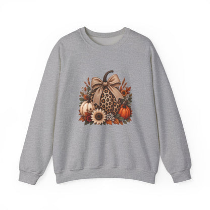LEOPARD PUMPKIN Unisex Heavy Blend™ Crewneck Sweatshirt
