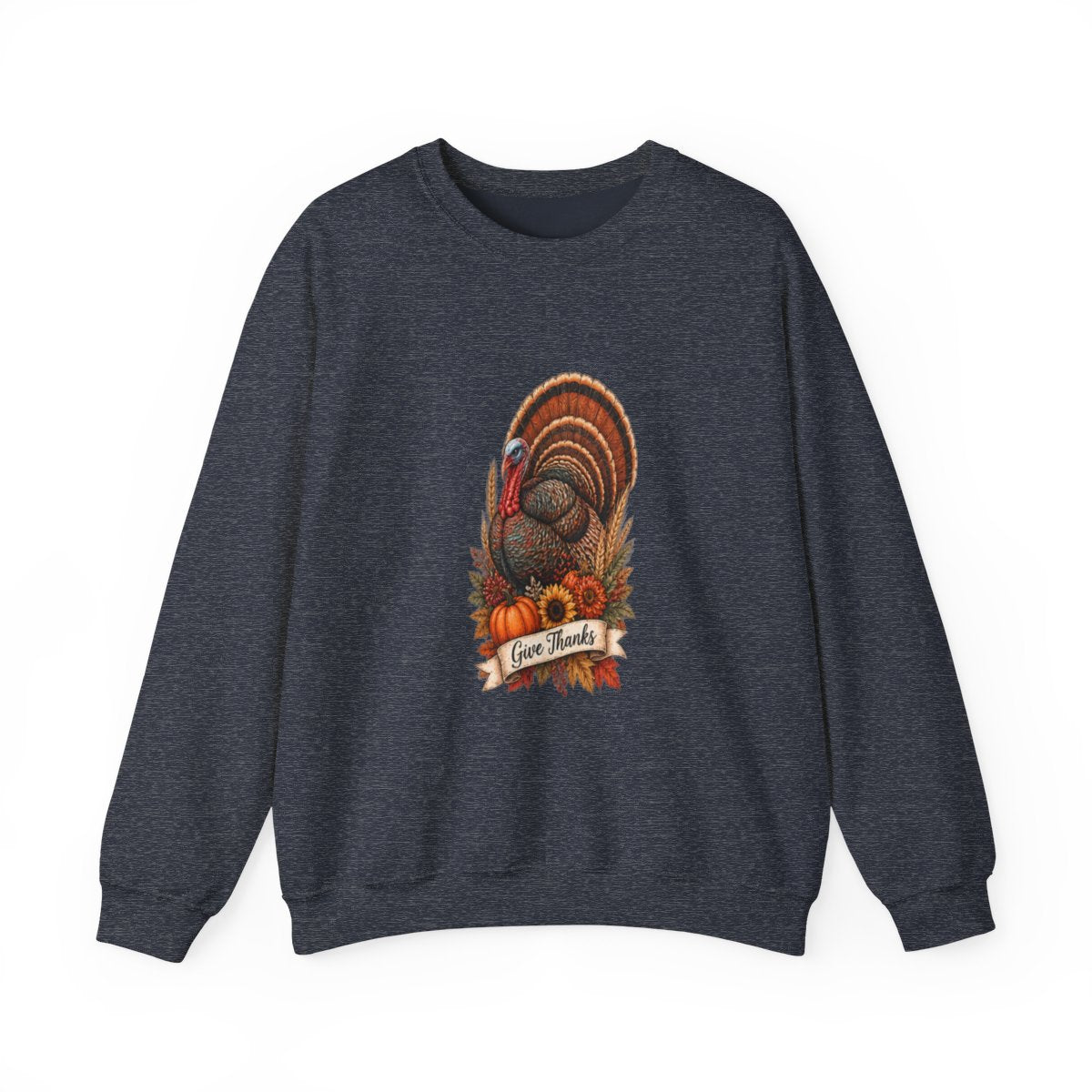 GIVE THANKS Unisex Heavy Blend™ Crewneck Sweatshirt