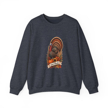 GIVE THANKS Unisex Heavy Blend™ Crewneck Sweatshirt