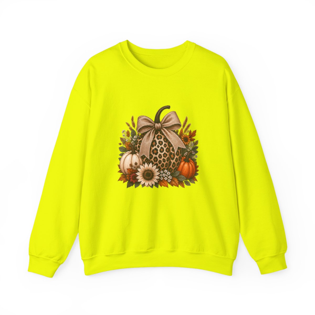 LEOPARD PUMPKIN Unisex Heavy Blend™ Crewneck Sweatshirt