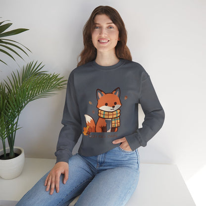 FALL FOX COZY Unisex Heavy Blend™ Crewneck Sweatshirt