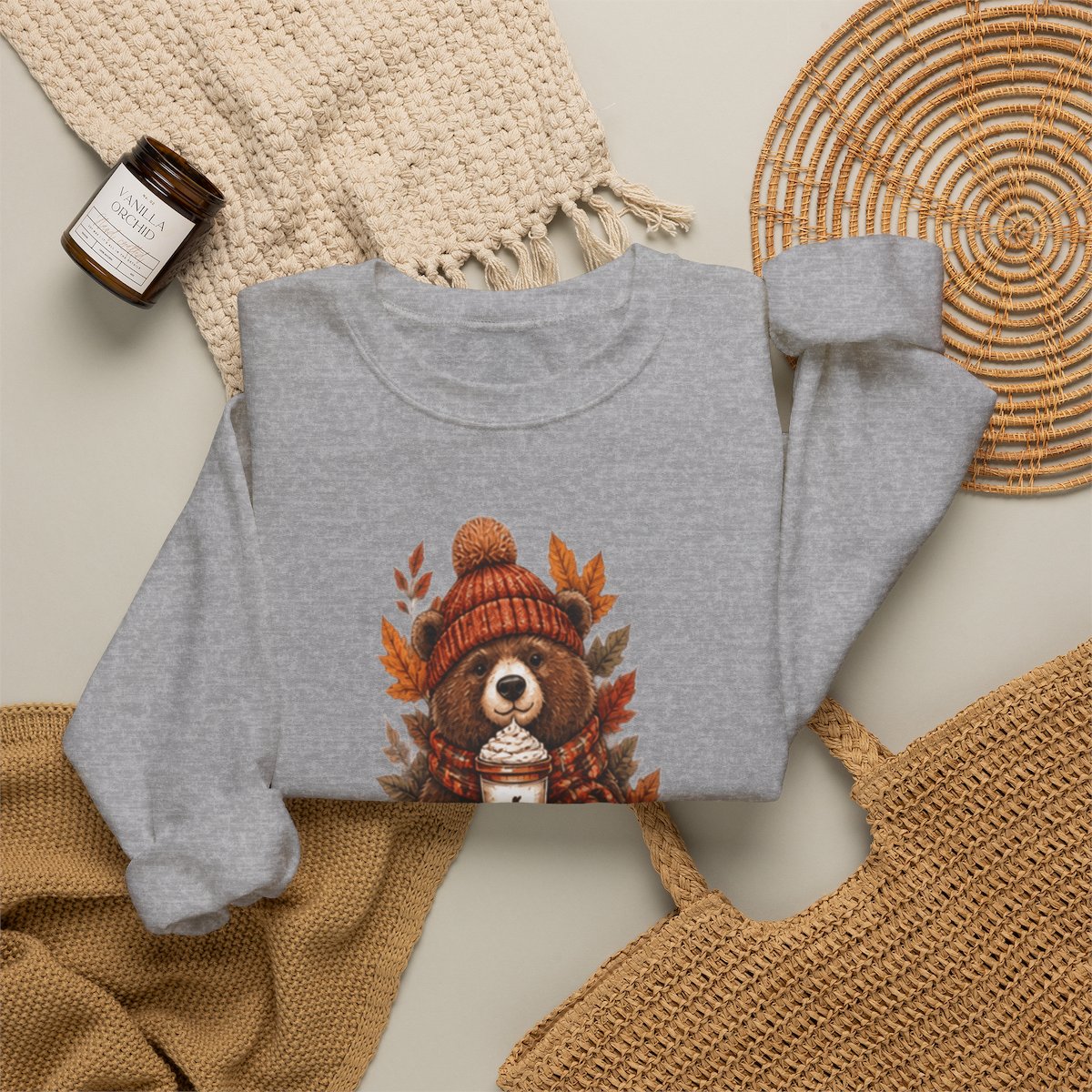 FALL BEAR Unisex Heavy Blend™ Crewneck Sweatshirt