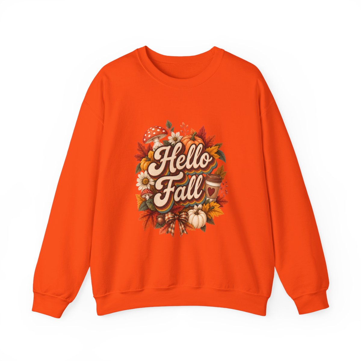 HELLO FALL Unisex Heavy Blend™ Crewneck Sweatshirt
