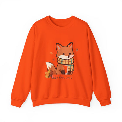 FALL FOX COZY Unisex Heavy Blend™ Crewneck Sweatshirt