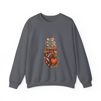 FALL FOOTBALL Unisex Heavy Blend™ Crewneck Sweatshirt