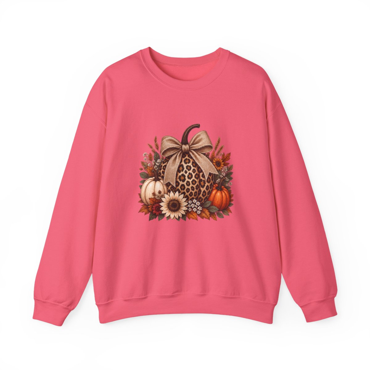 LEOPARD PUMPKIN Unisex Heavy Blend™ Crewneck Sweatshirt