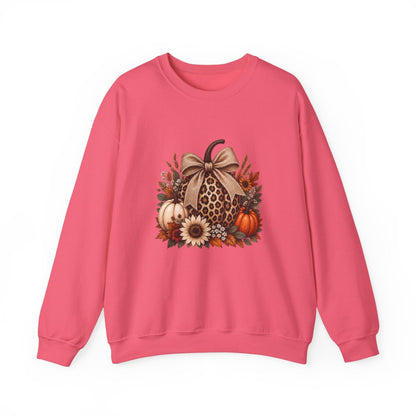 LEOPARD PUMPKIN Unisex Heavy Blend™ Crewneck Sweatshirt