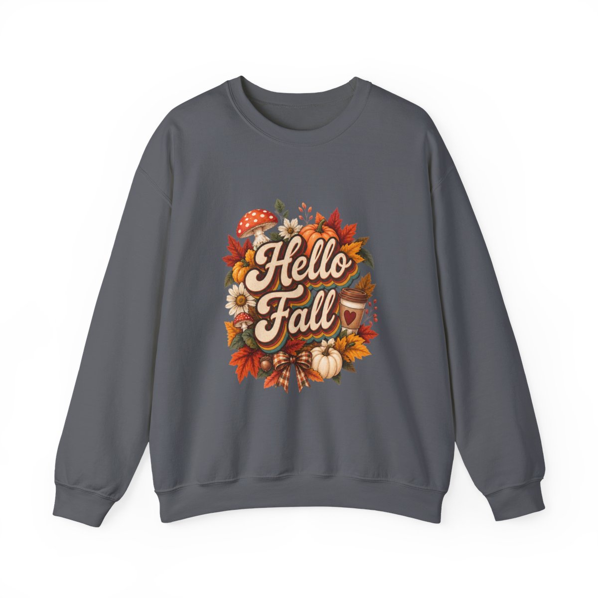 HELLO FALL Unisex Heavy Blend™ Crewneck Sweatshirt