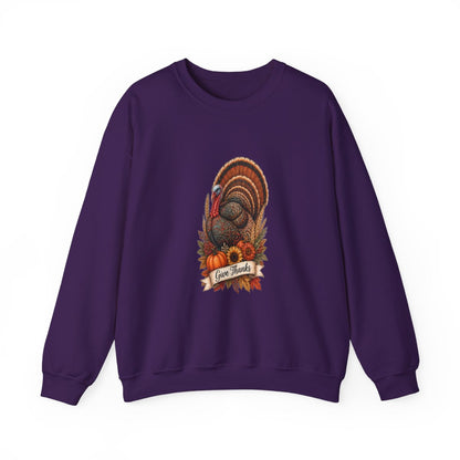 GIVE THANKS Unisex Heavy Blend™ Crewneck Sweatshirt