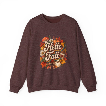 HELLO FALL Unisex Heavy Blend™ Crewneck Sweatshirt