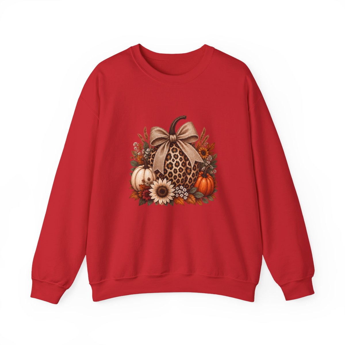 LEOPARD PUMPKIN Unisex Heavy Blend™ Crewneck Sweatshirt