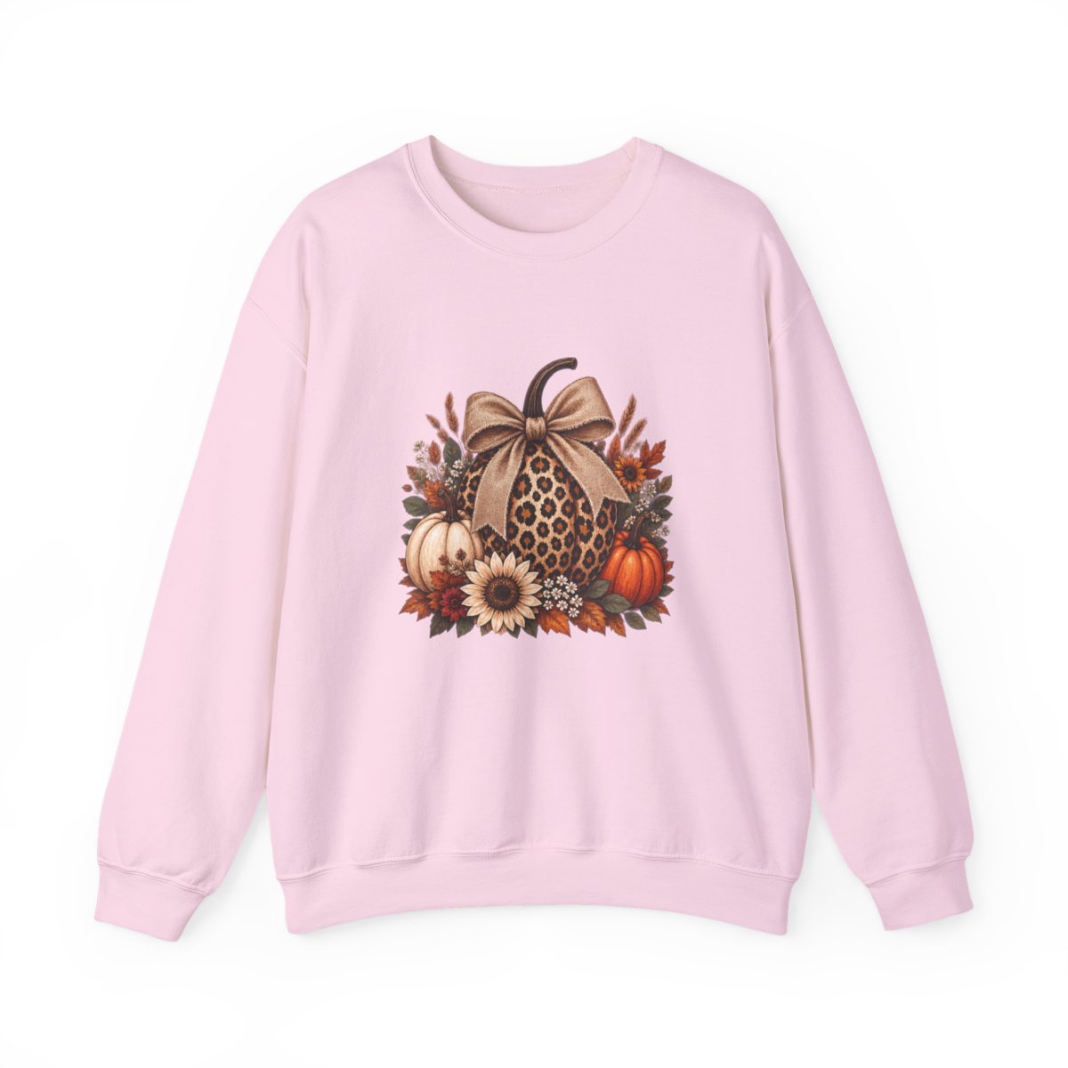LEOPARD PUMPKIN Unisex Heavy Blend™ Crewneck Sweatshirt