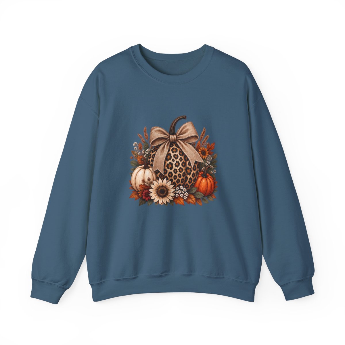 LEOPARD PUMPKIN Unisex Heavy Blend™ Crewneck Sweatshirt