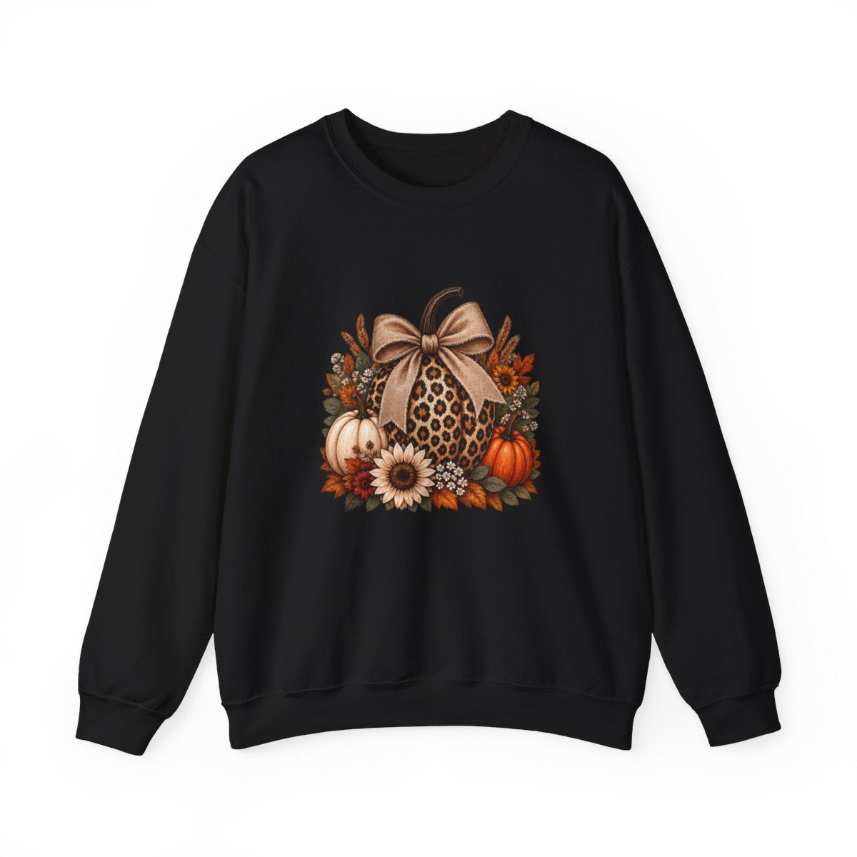 LEOPARD PUMPKIN Unisex Heavy Blend™ Crewneck Sweatshirt