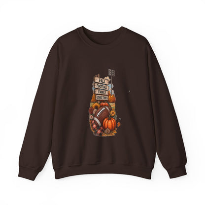 FALL FOOTBALL Unisex Heavy Blend™ Crewneck Sweatshirt
