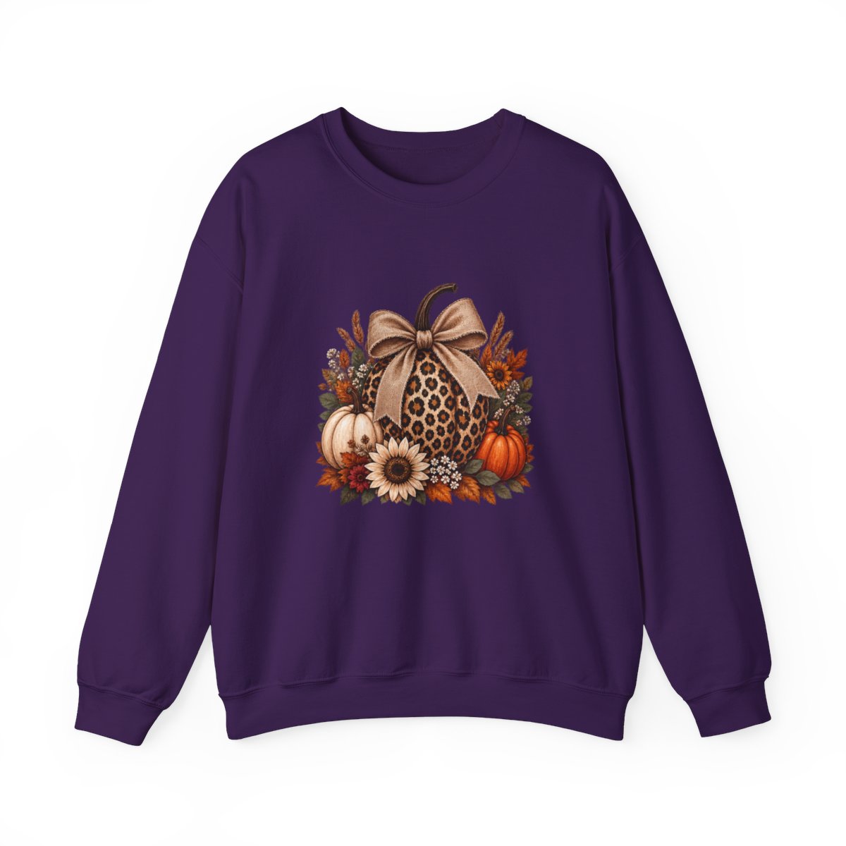 LEOPARD PUMPKIN Unisex Heavy Blend™ Crewneck Sweatshirt