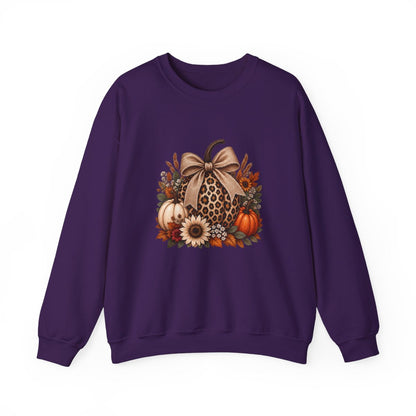 LEOPARD PUMPKIN Unisex Heavy Blend™ Crewneck Sweatshirt