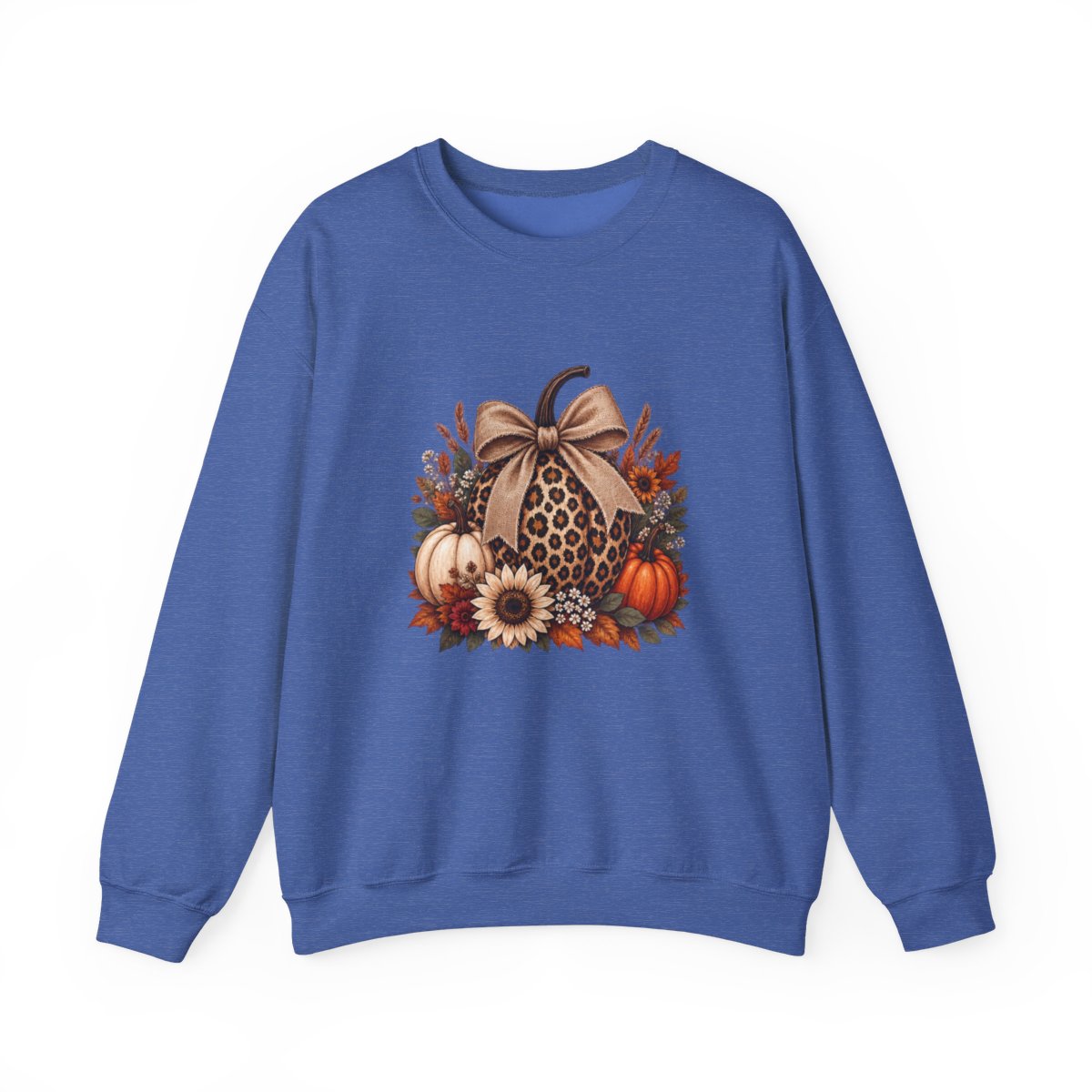 LEOPARD PUMPKIN Unisex Heavy Blend™ Crewneck Sweatshirt