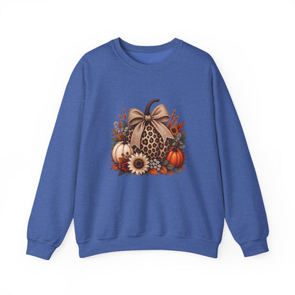 LEOPARD PUMPKIN Unisex Heavy Blend™ Crewneck Sweatshirt