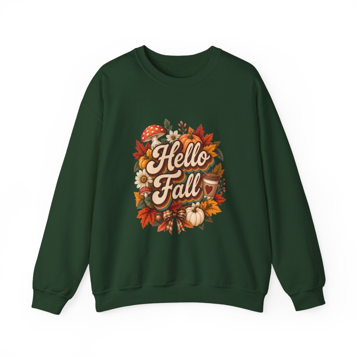 HELLO FALL Unisex Heavy Blend™ Crewneck Sweatshirt