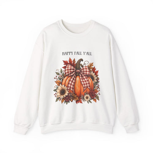 HAPPY FALL Y'ALL Unisex Heavy Blend™ Crewneck Sweatshirt