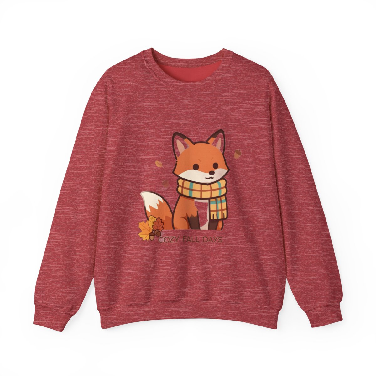 FALL FOX COZY Unisex Heavy Blend™ Crewneck Sweatshirt