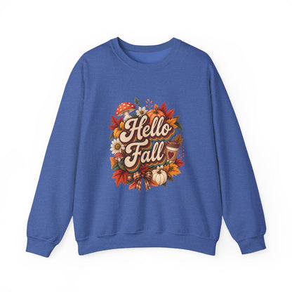 HELLO FALL Unisex Heavy Blend™ Crewneck Sweatshirt