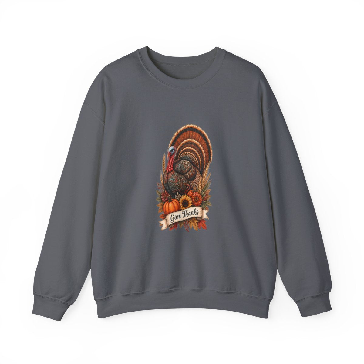 GIVE THANKS Unisex Heavy Blend™ Crewneck Sweatshirt