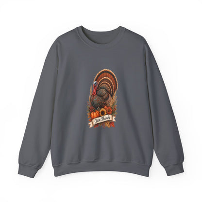 GIVE THANKS Unisex Heavy Blend™ Crewneck Sweatshirt