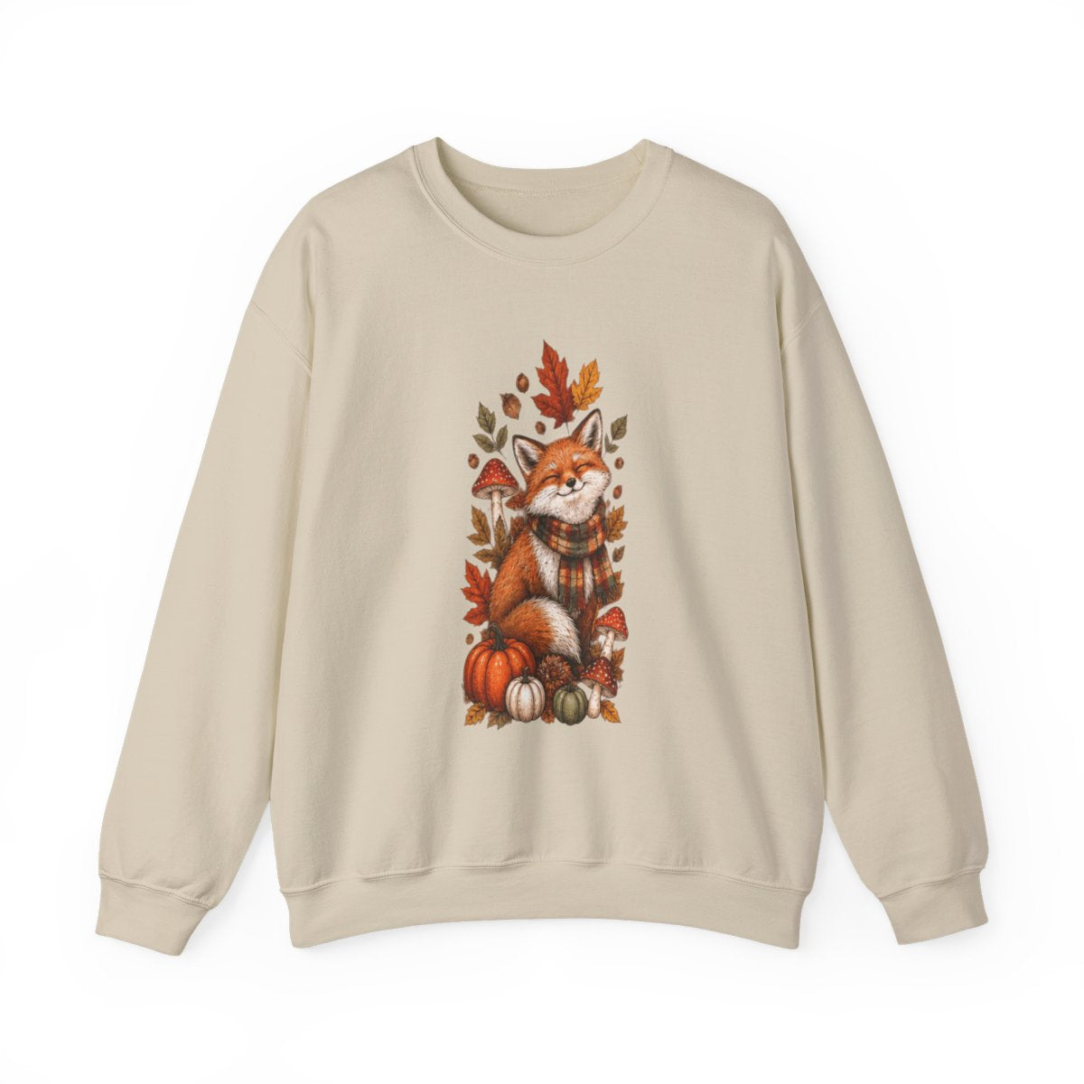 FALL FOX Unisex Heavy Blend™ Crewneck Sweatshirt
