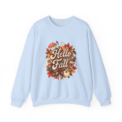 HELLO FALL Unisex Heavy Blend™ Crewneck Sweatshirt