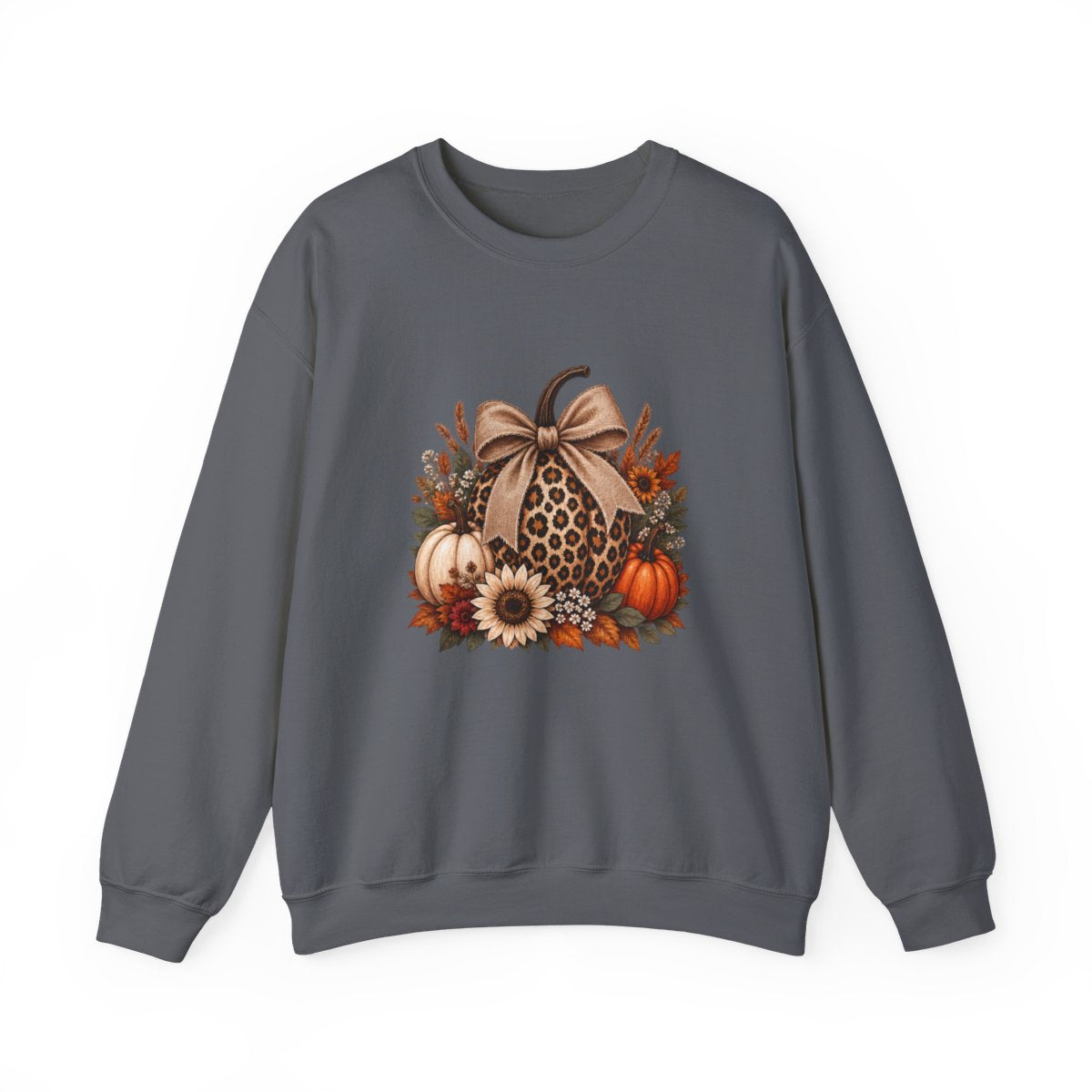 LEOPARD PUMPKIN Unisex Heavy Blend™ Crewneck Sweatshirt