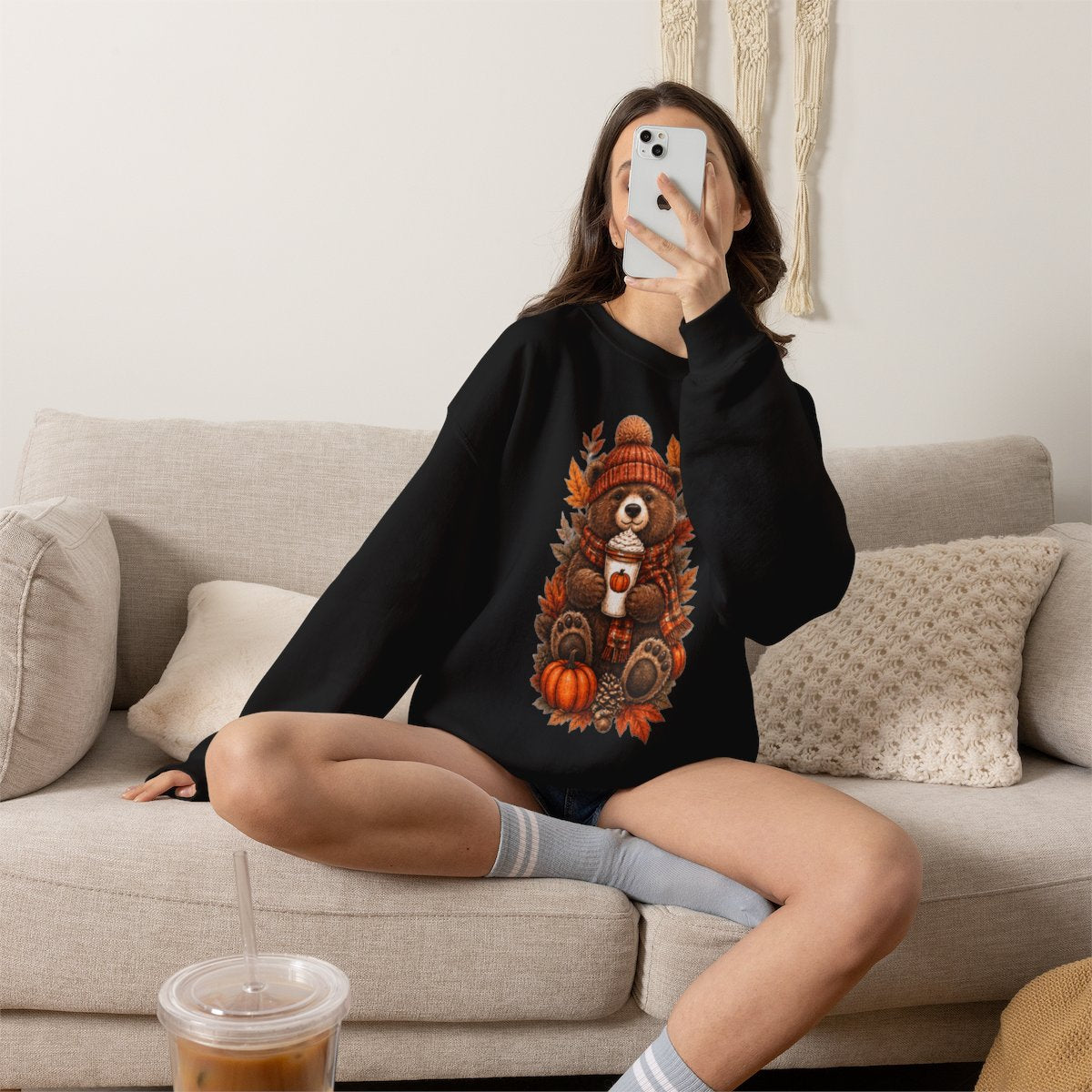 FALL BEAR Unisex Heavy Blend™ Crewneck Sweatshirt