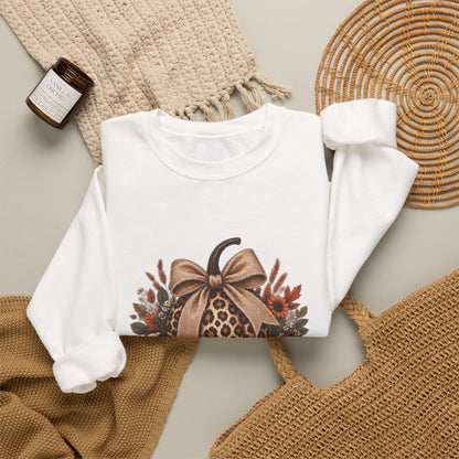 LEOPARD PUMPKIN Unisex Heavy Blend™ Crewneck Sweatshirt