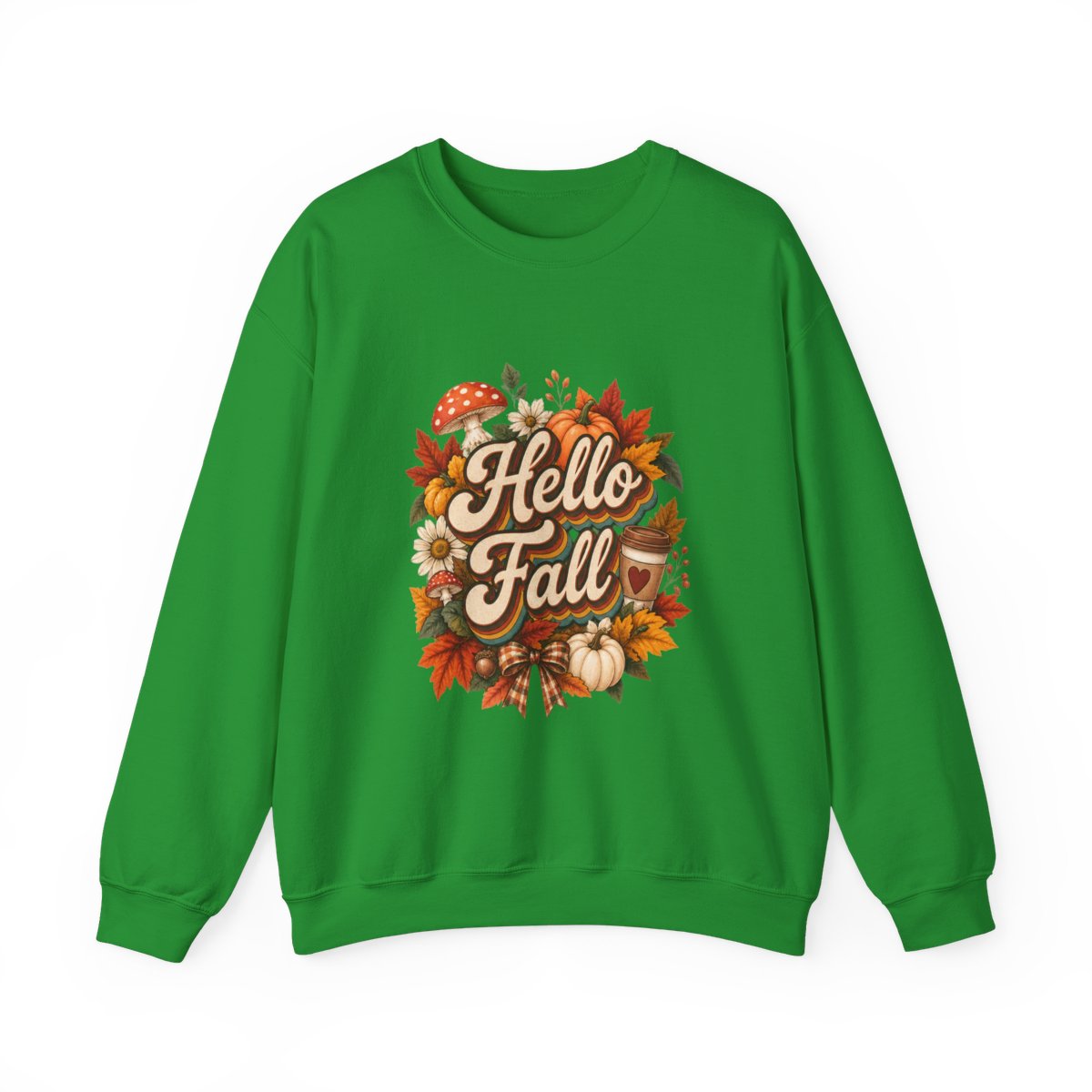 HELLO FALL Unisex Heavy Blend™ Crewneck Sweatshirt