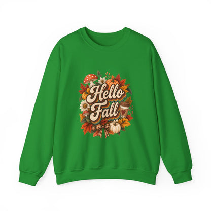 HELLO FALL Unisex Heavy Blend™ Crewneck Sweatshirt