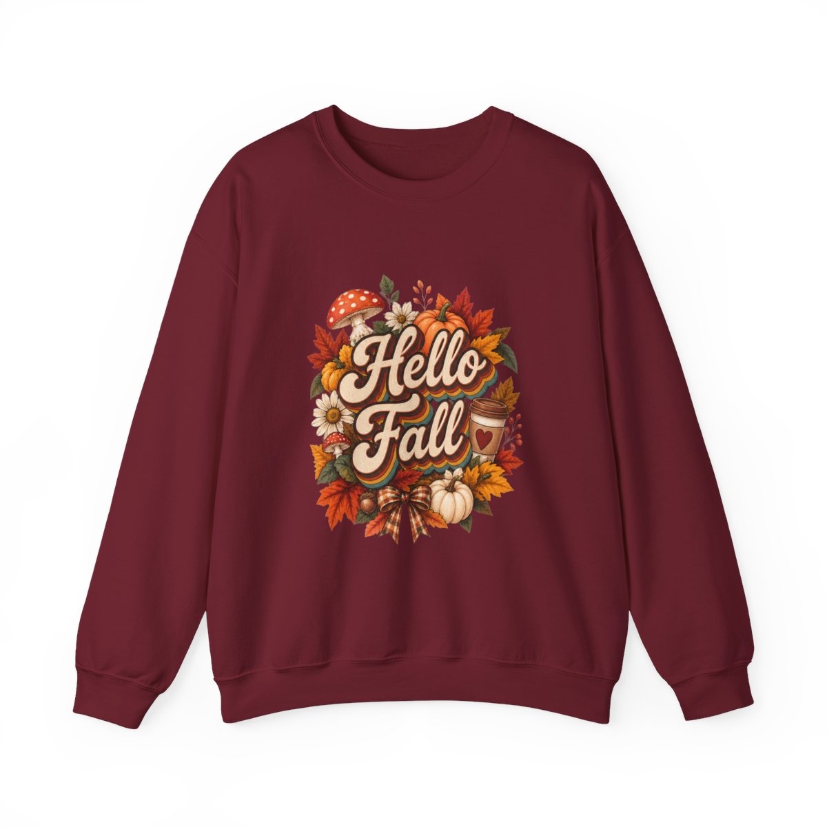 HELLO FALL Unisex Heavy Blend™ Crewneck Sweatshirt