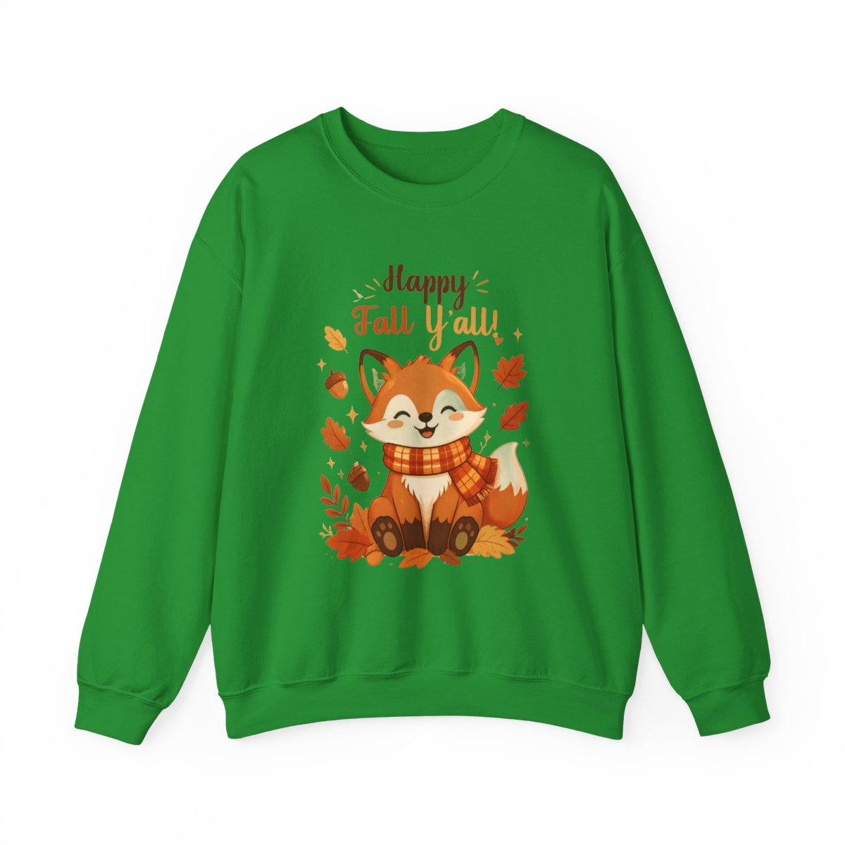 HAPPY FALL YALL FOX Unisex Heavy Blend™ Crewneck Sweatshirt
