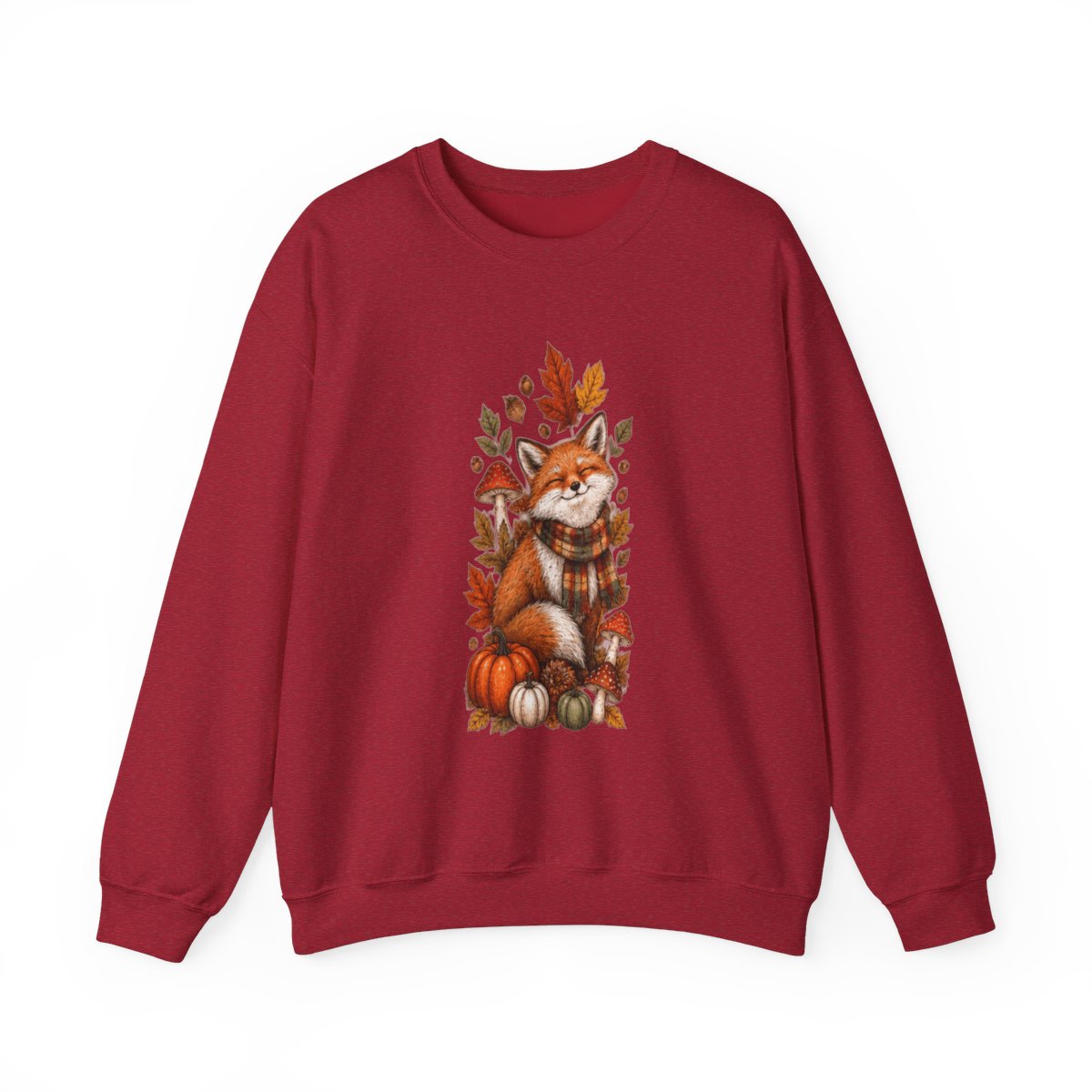 FALL FOX Unisex Heavy Blend™ Crewneck Sweatshirt