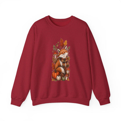 FALL FOX Unisex Heavy Blend™ Crewneck Sweatshirt