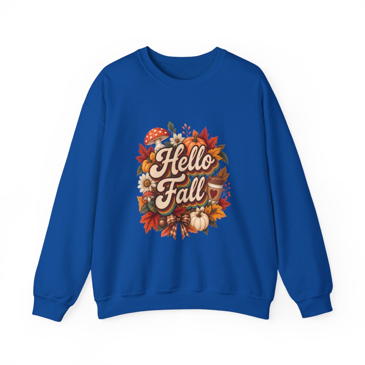 HELLO FALL Unisex Heavy Blend™ Crewneck Sweatshirt